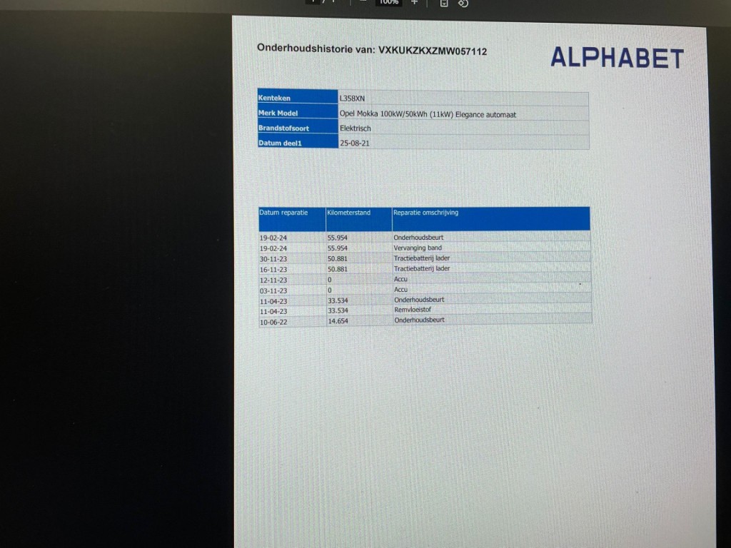 Opel Mokka-e (L358XN) met abonnement