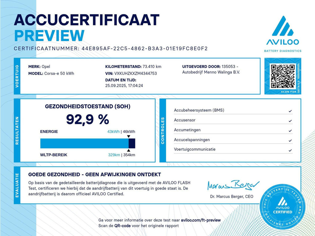 Opel CORSA-E (N890VL) met abonnement