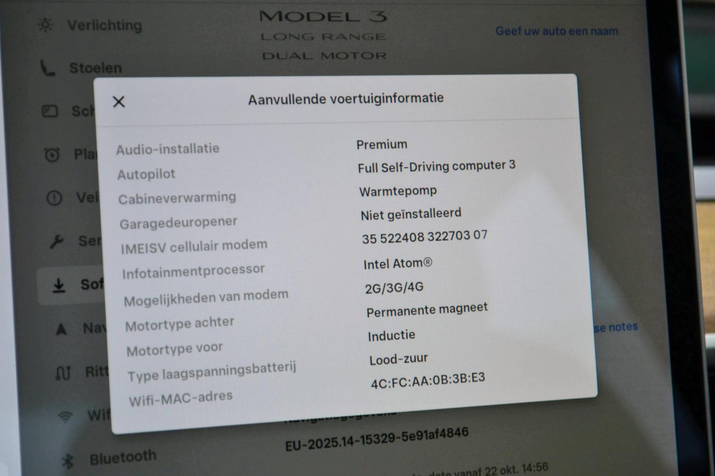 Tesla Model 3 AWD (K989FS) met abonnement