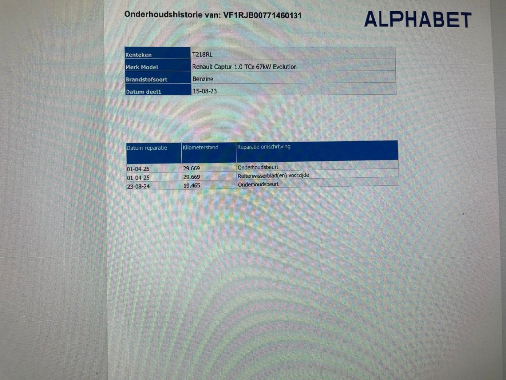 Renault Captur (T218RL) met abonnement