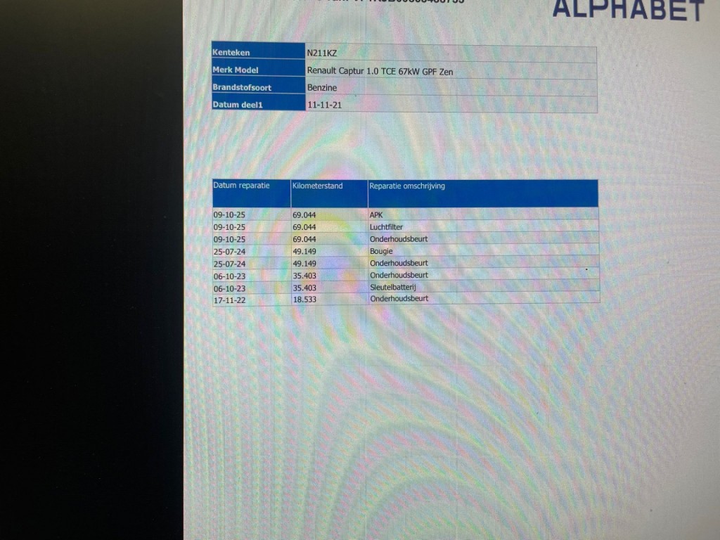 Renault Captur (N211KZ) met abonnement