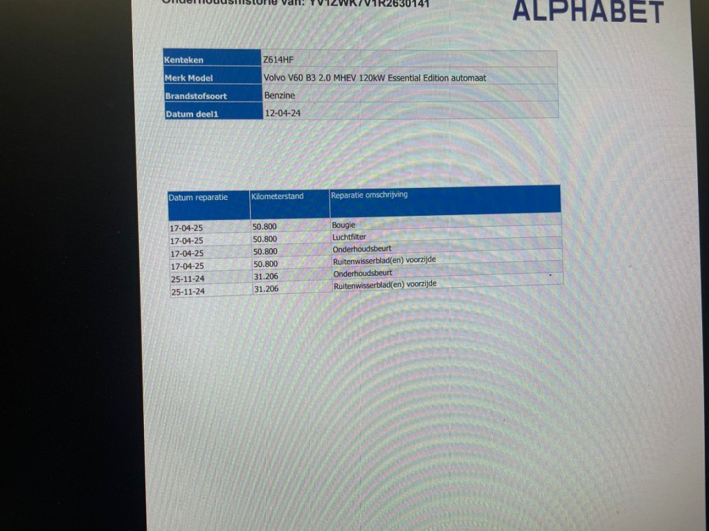 Volvo V60 (Z614HF) met abonnement