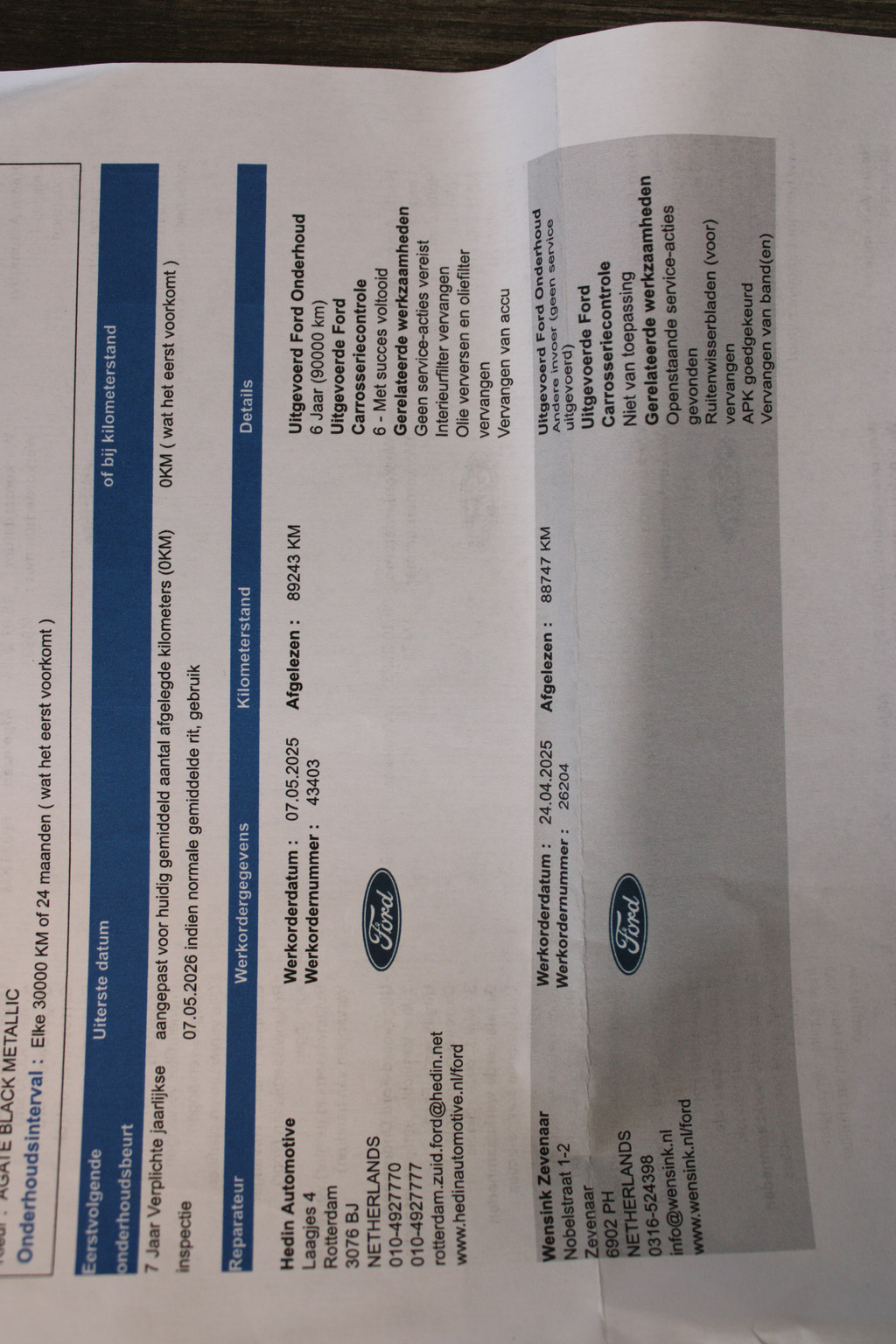 Ford Kuga (K876SV) met abonnement