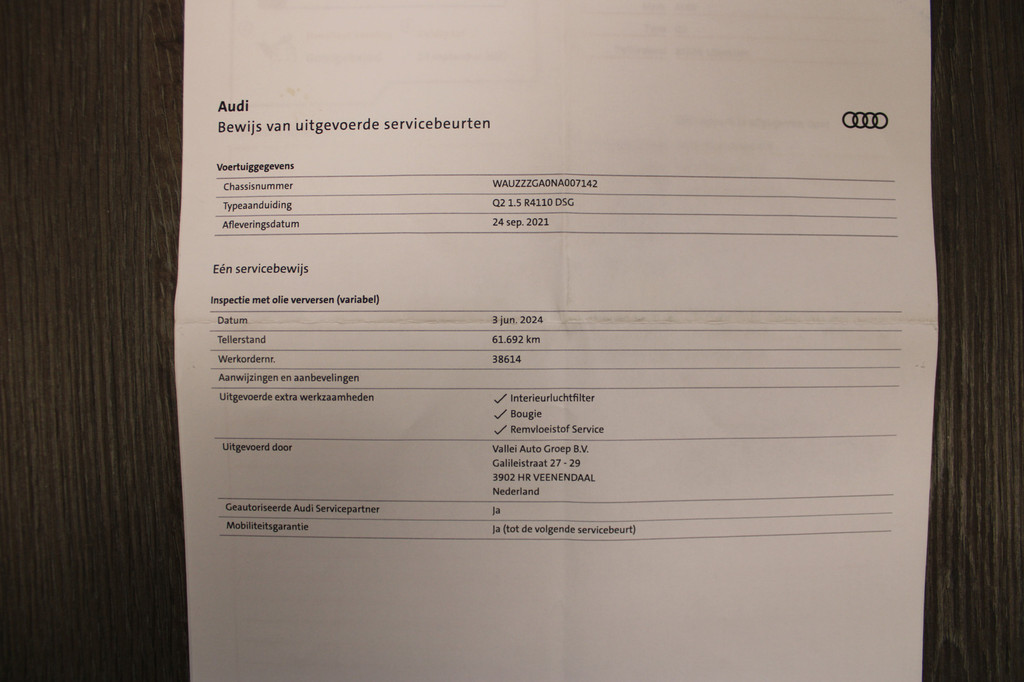 Audi Q2 (N427DG) met abonnement