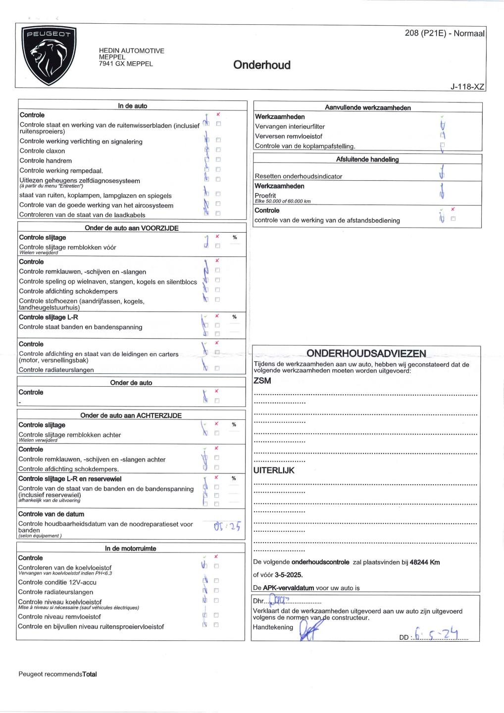 Peugeot e-208 (J118XZ) met abonnement