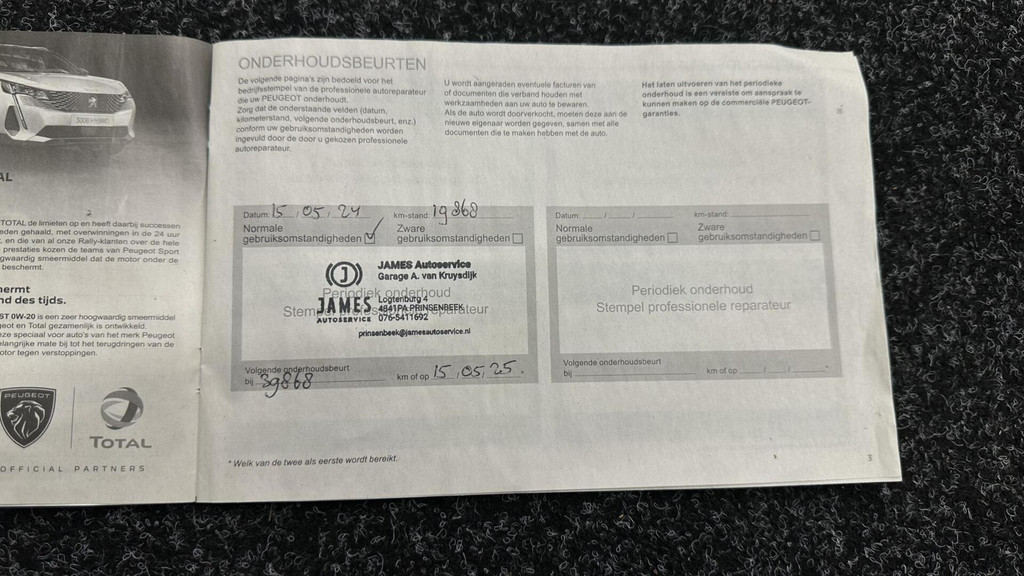 Peugeot 508 (T596FG) met abonnement