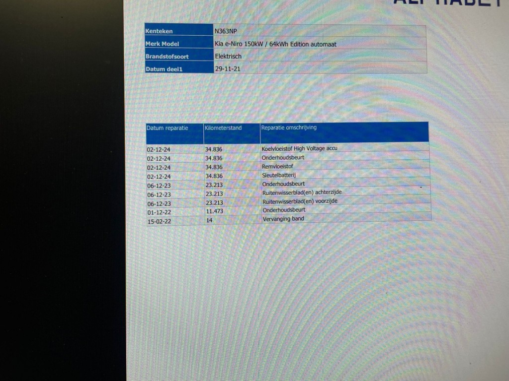 Kia e-Niro (N364NP) met abonnement