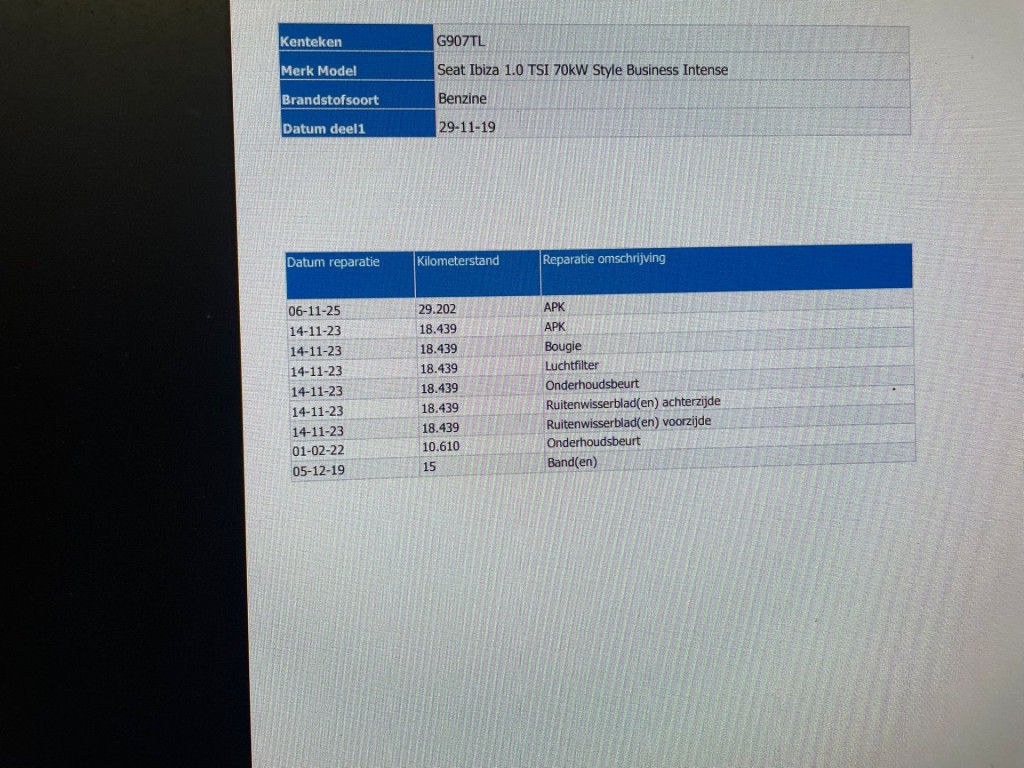 Seat Ibiza (G907TL) met abonnement