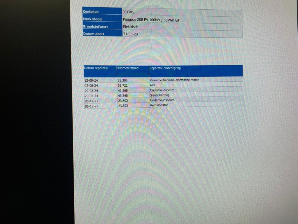 Peugeot e-208 (J848KS) met abonnement