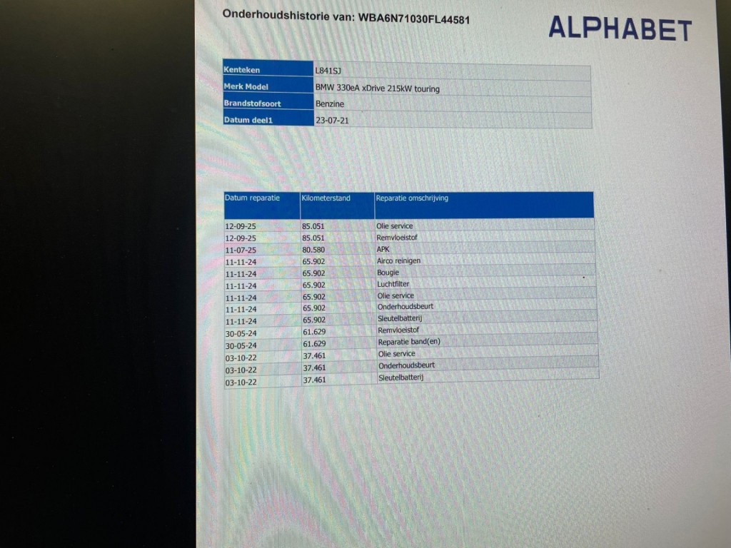 BMW 3 Serie touring (L841SJ) met abonnement