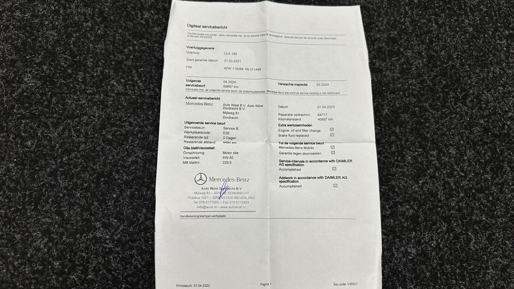 Mercedes-Benz CLA-Klasse (K771XV) met abonnement