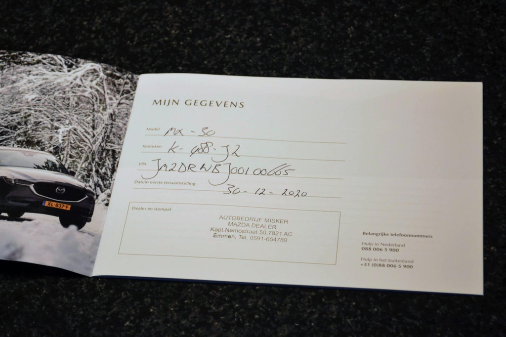 Mazda MX-30 (K488JZ) met abonnement