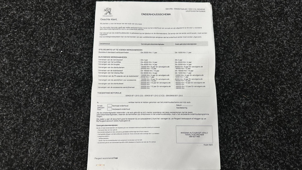 Peugeot 508 (L922HG) met abonnement