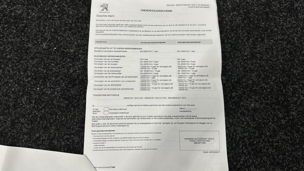 Peugeot 508 (L922HG) met abonnement