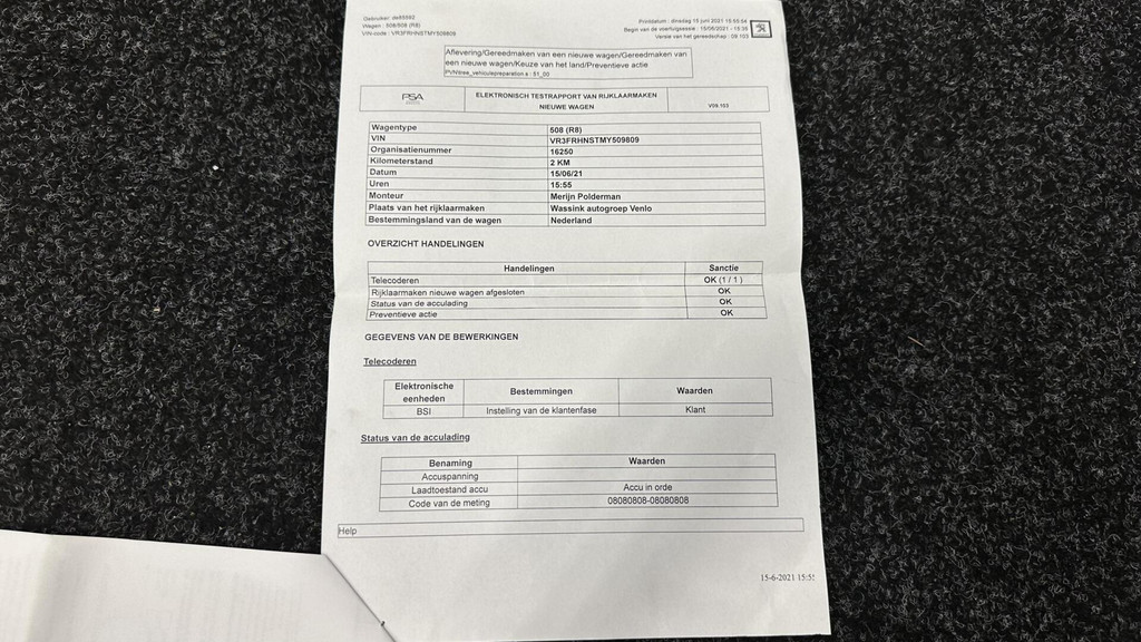 Peugeot 508 (L922HG) met abonnement