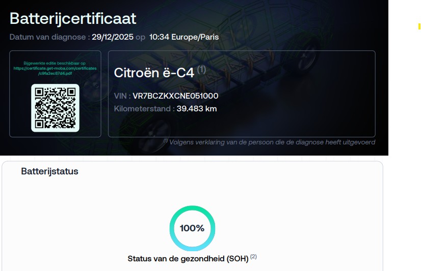 Citroën Ë-C4 (R055JB) met abonnement