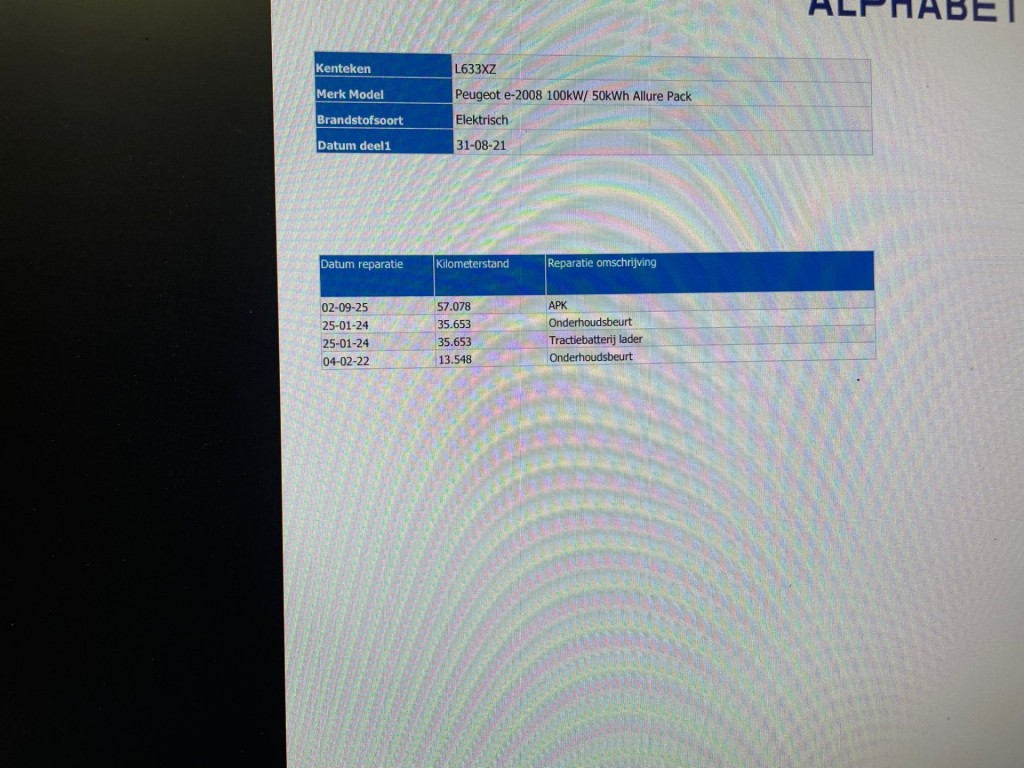 Peugeot e-2008 (L633XZ) met abonnement