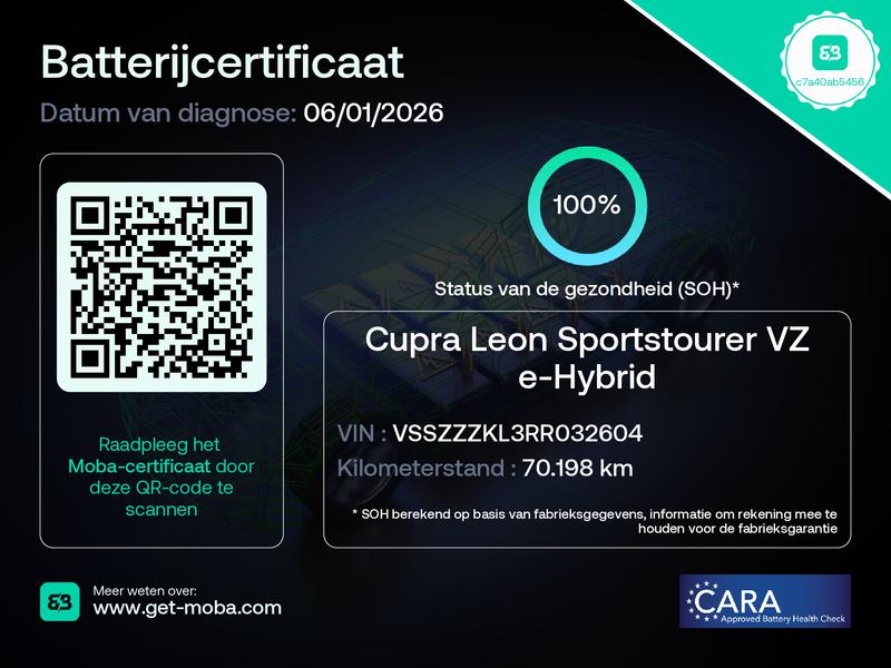 CUPRA Leon Sportstourer (JVB96P) met abonnement