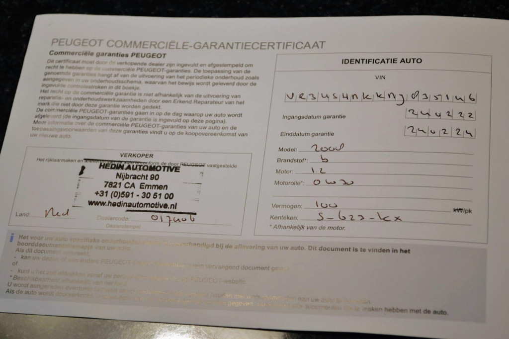 Peugeot 2008 (S623KX) met abonnement