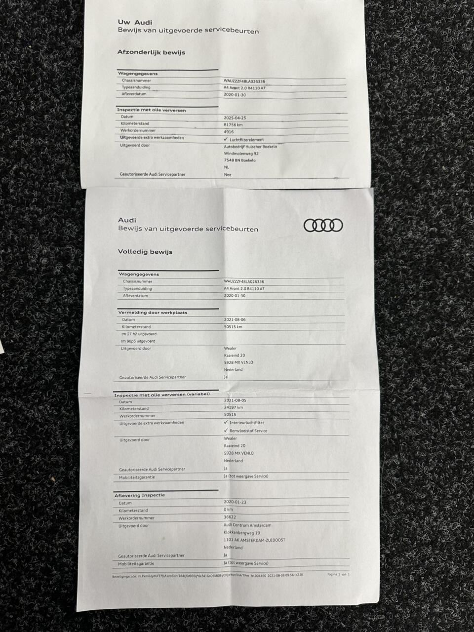 Audi A4 (H512GJ) met abonnement