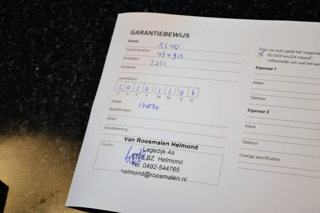 Volvo XC40 (J113ZG) met abonnement