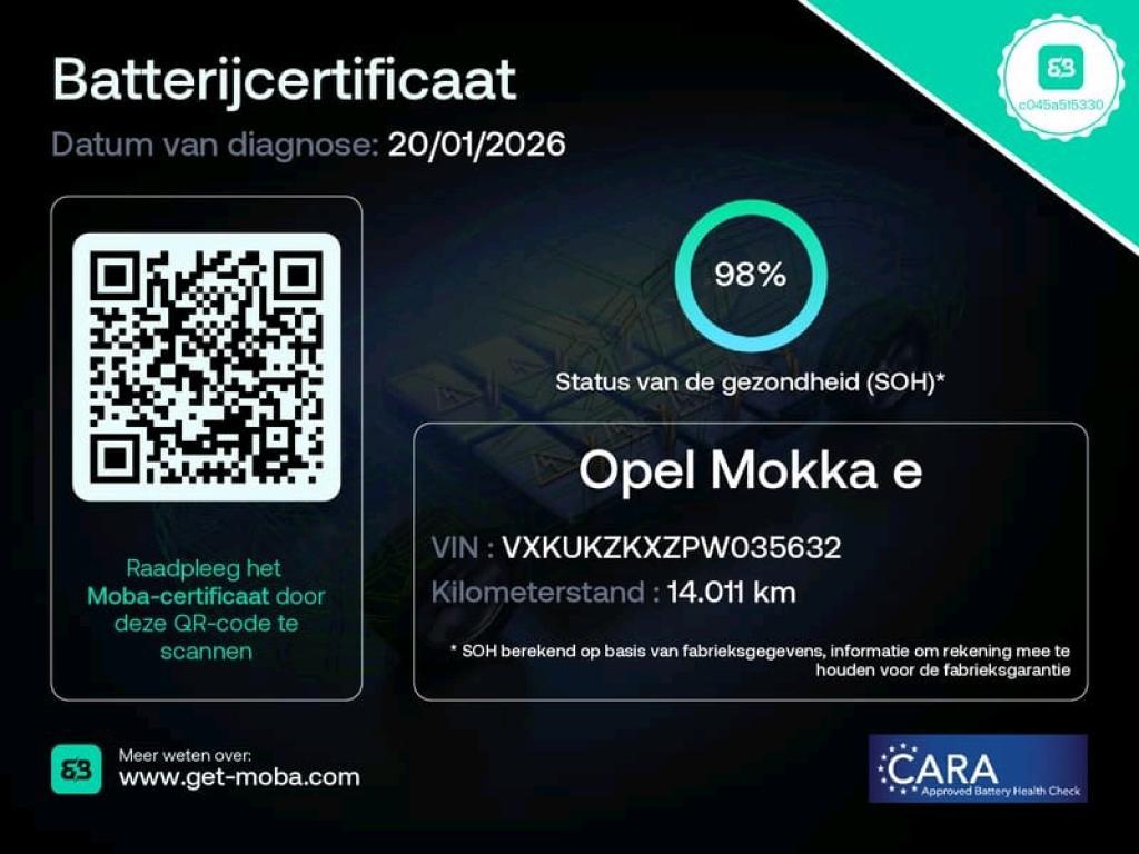 Opel Mokka-e (S160XK) met abonnement