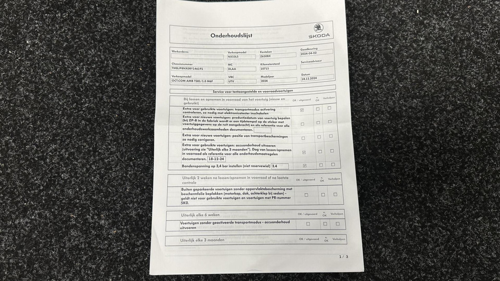 ŠKODA Octavia (Z650BX) met abonnement