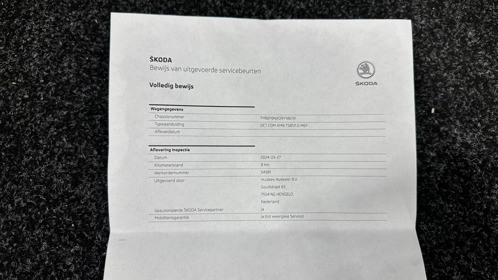 ŠKODA Octavia (Z650BX) met abonnement