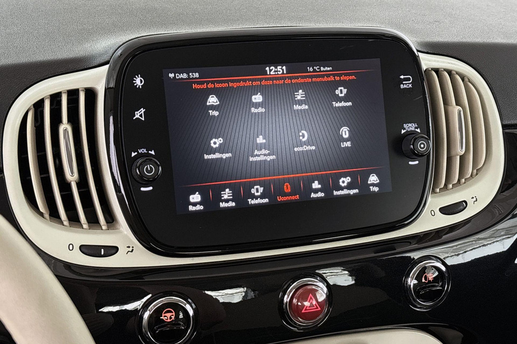 Fiat 500 (K134LL) met abonnement