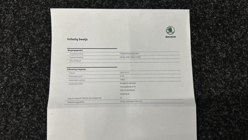 ŠKODA Kamiq (P350BR) met abonnement