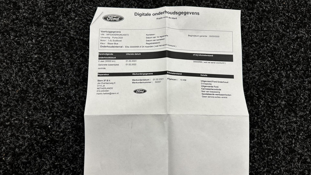 Ford Puma (K823RH) met abonnement