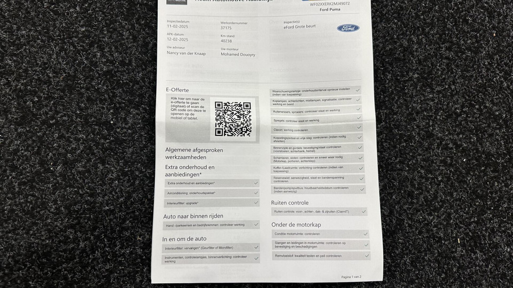 Ford Puma (K823RH) met abonnement