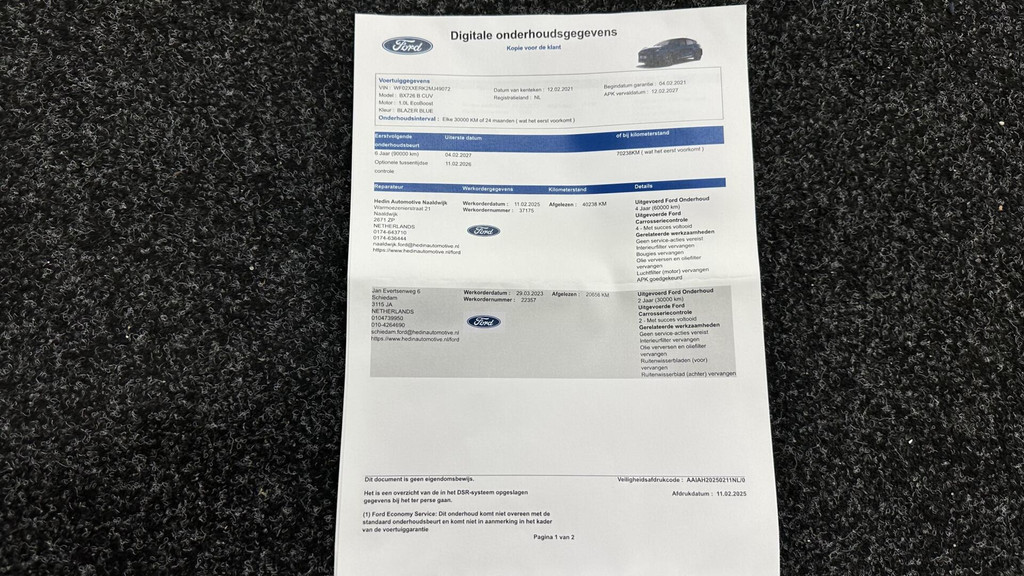 Ford Puma (K823RH) met abonnement
