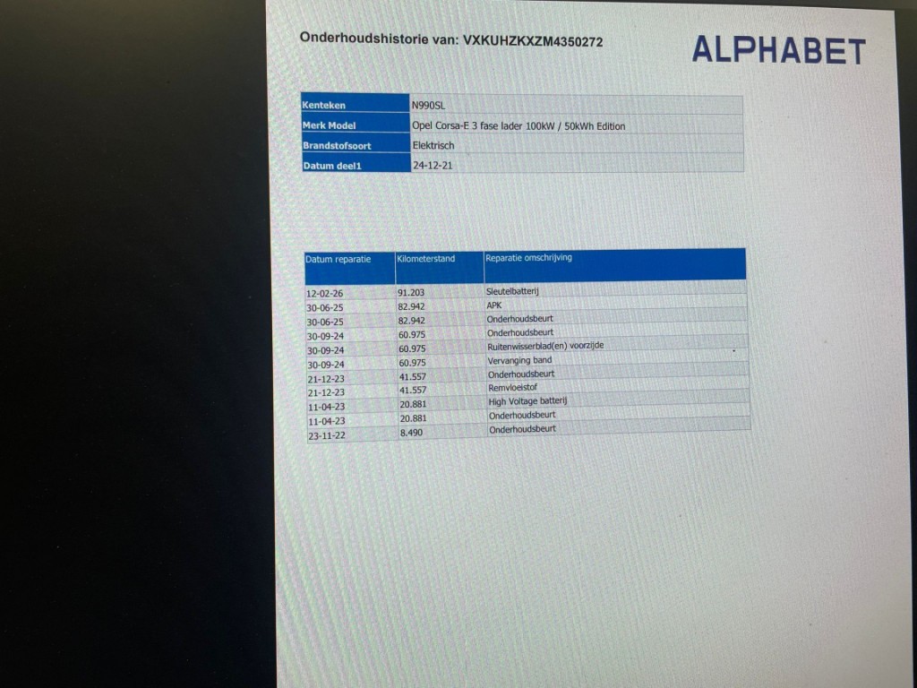 Opel CORSA-E (N990SL) met abonnement