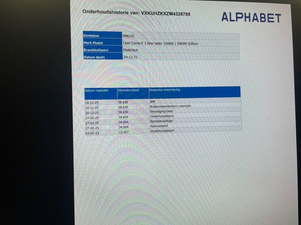 Opel CORSA-E (N961SL) met abonnement