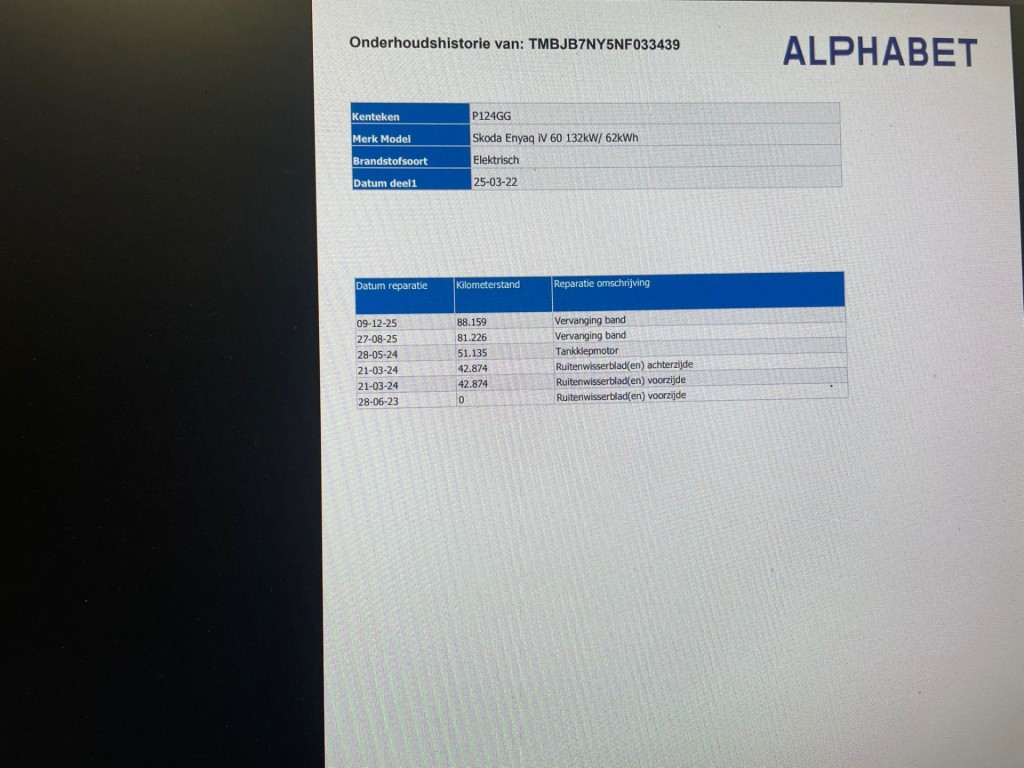 ŠKODA ENYAQ iV (P124GG) met abonnement