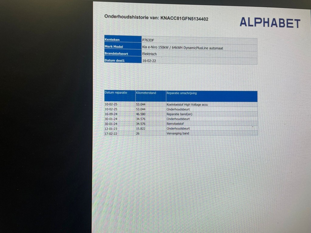 Kia e-Niro (P763DF) met abonnement