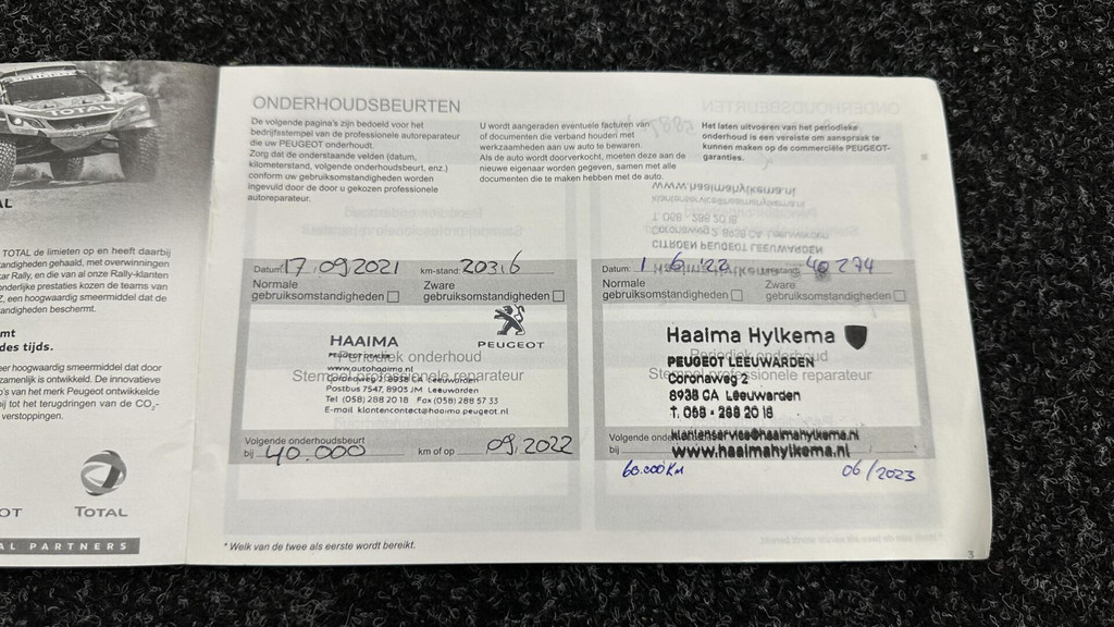 Peugeot 308 (K768HF) met abonnement