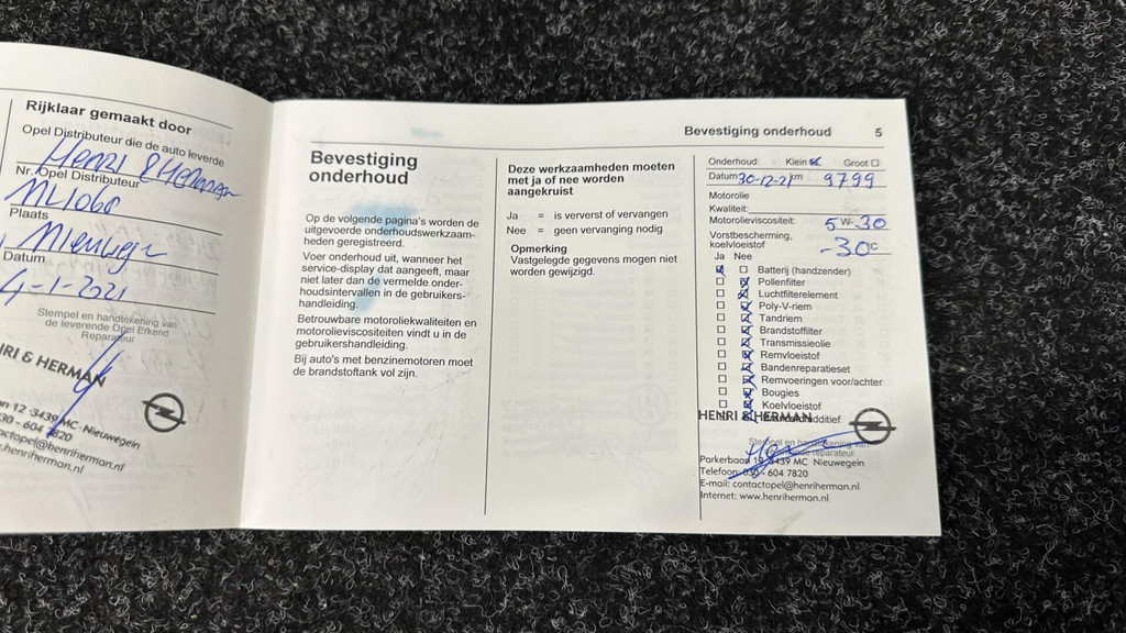 Opel Astra (K582KH) met abonnement