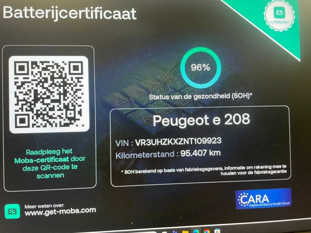 Peugeot e-208 (R049TT) met abonnement