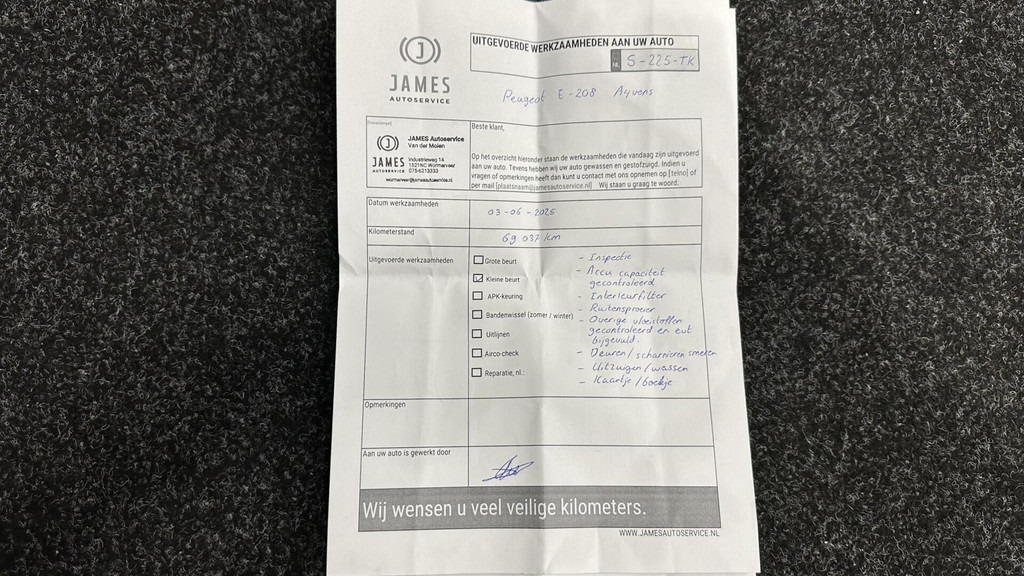 Peugeot e-208 (S225TK) met abonnement