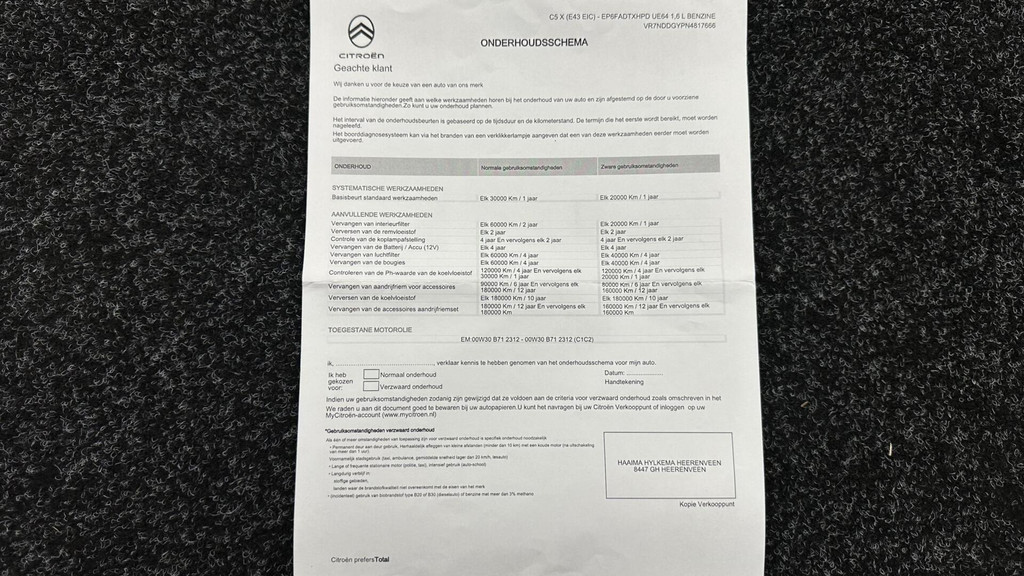 Citroën C5 X (T483DR) met abonnement