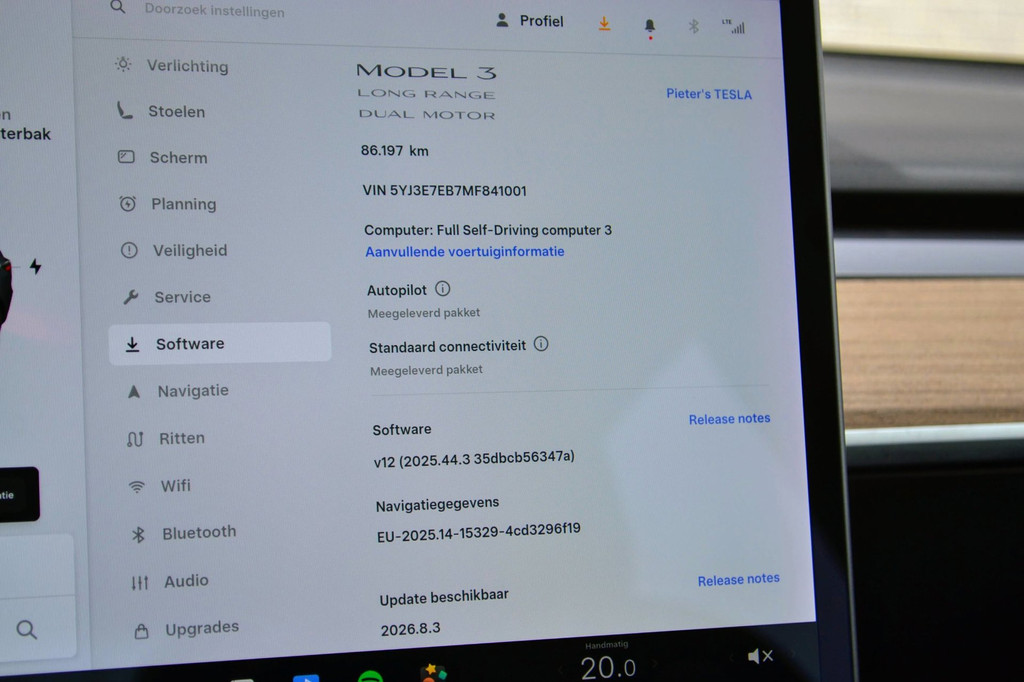 Tesla Model 3 AWD (K959KN) met abonnement