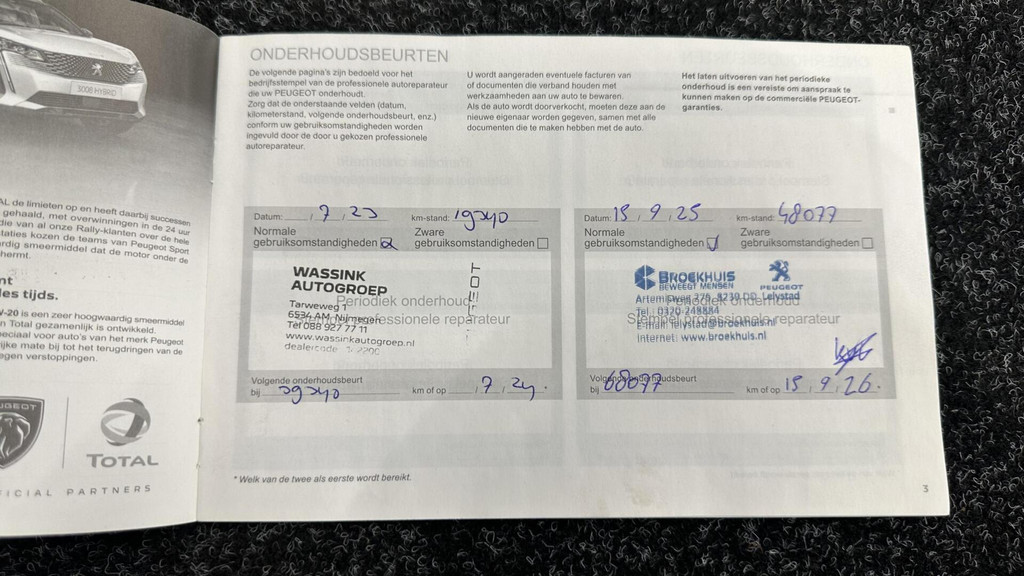 Peugeot 308 (P527XH) met abonnement