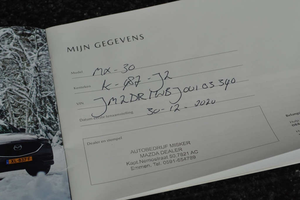 Mazda MX-30 (K487JZ) met abonnement