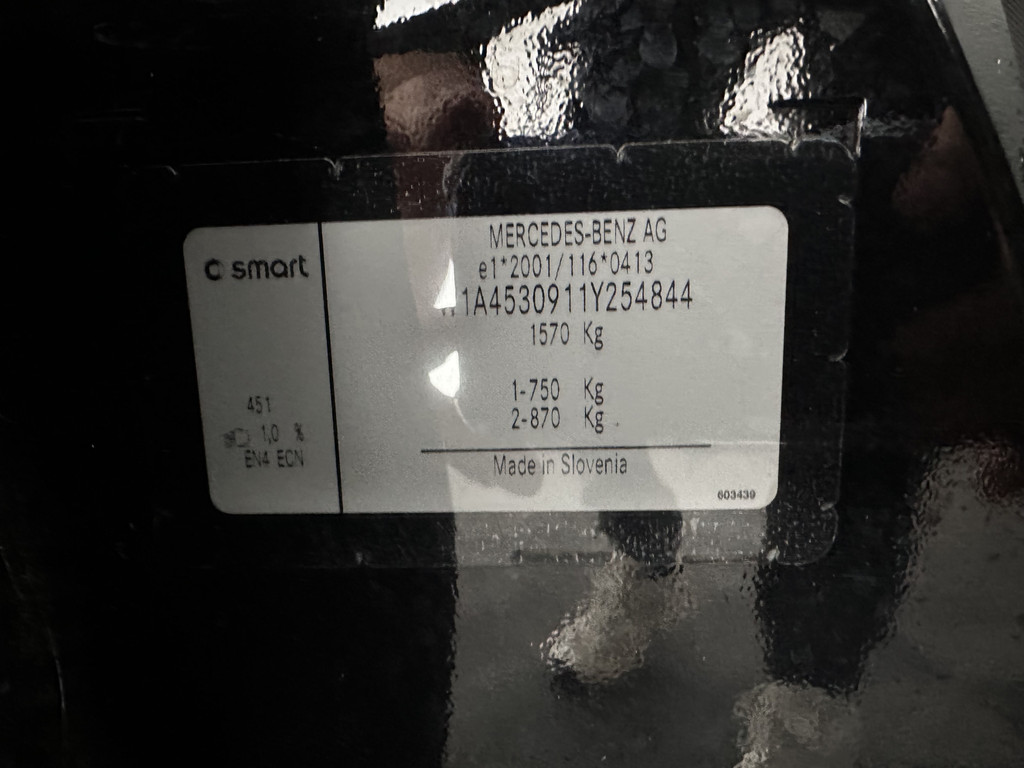 Smart Forfour (L018BF) met abonnement