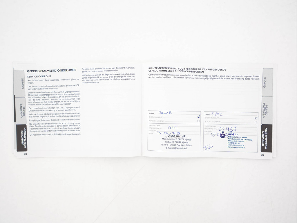 Fiat 500 (P402JG) met abonnement