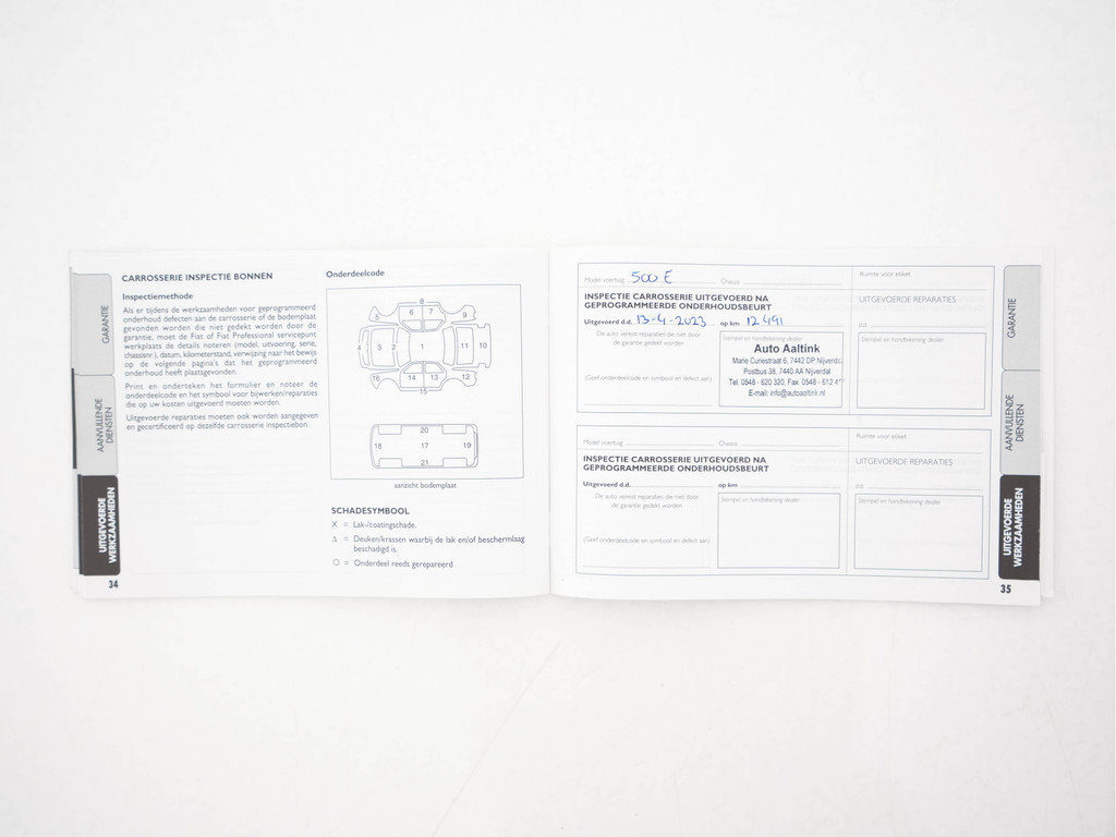 Fiat 500 (P402JG) met abonnement
