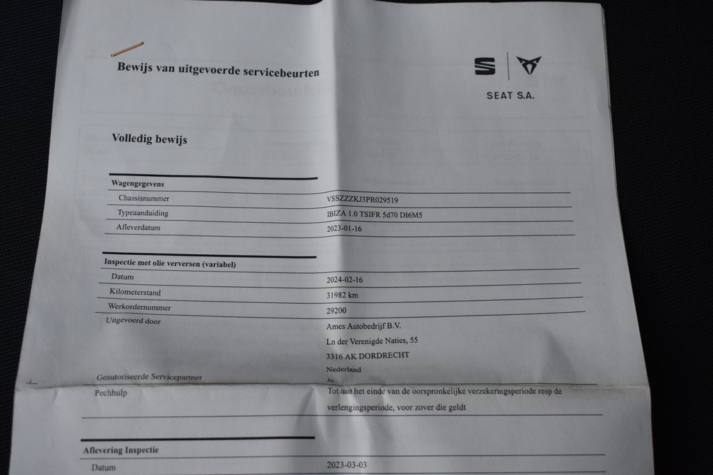 Seat Ibiza (S804BP) met abonnement