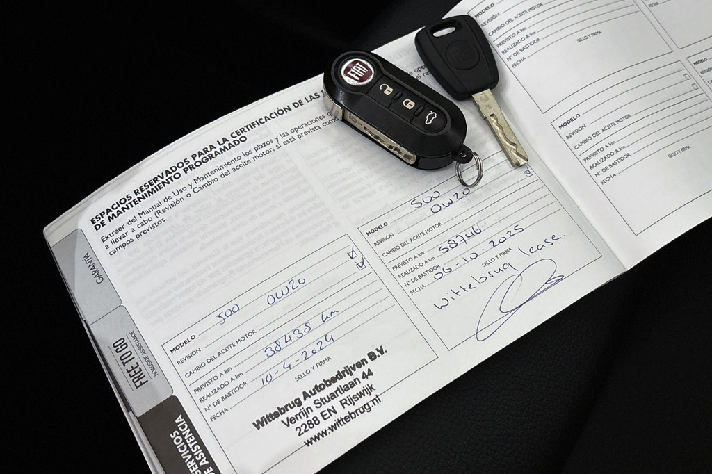 Fiat 500 (Z859DT) met abonnement